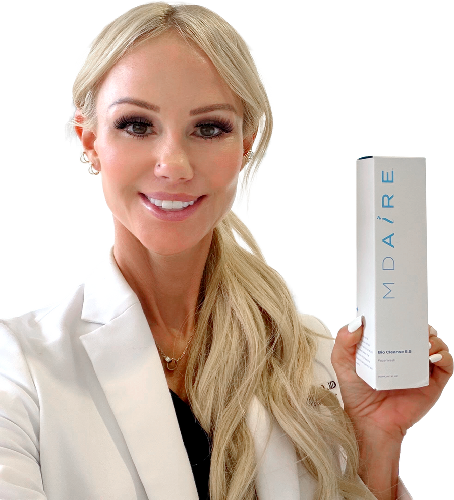 Dr. Stefani Kappel with MDAiRE Bio Cleanse