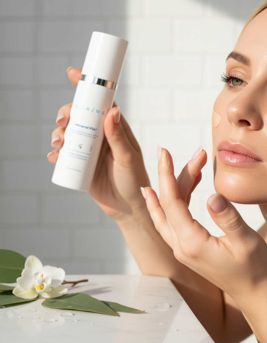 Mineral Fix Sunscreen Application